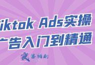 Tiktok Ads实操广告入门到精通