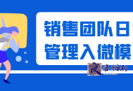 销售团队日常管理入微模式