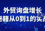 外贸询盘增长秘籍从0到1的实战