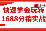快速学会玩转1688分销实战